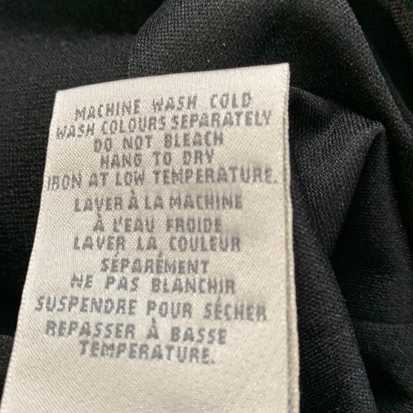 Cleo Classic Black Dress with Lace Front Detail Fully Lined Size 2 - Picture 6 of 9